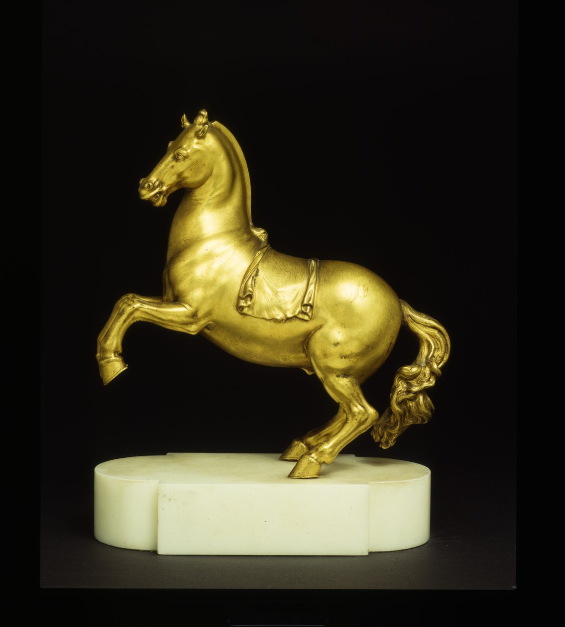Chovný kůň (zlacený bronz) od Pietro Tacca