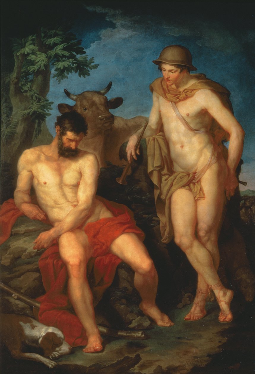 Mercury and Argus, 1776 od Piotr Ivanovich Sokolov