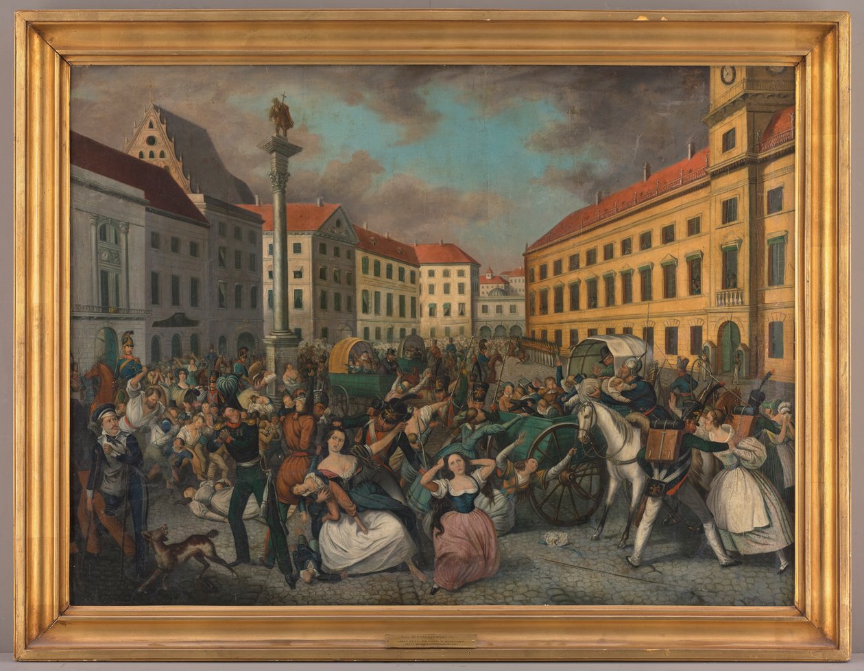 Únos polských dětí ve Varšavě Moskvany od Piotr Michalczewski