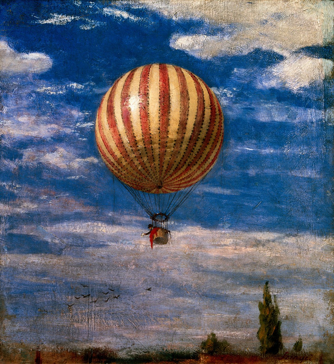 Balón, 1878 od Pál Szinyei Merse