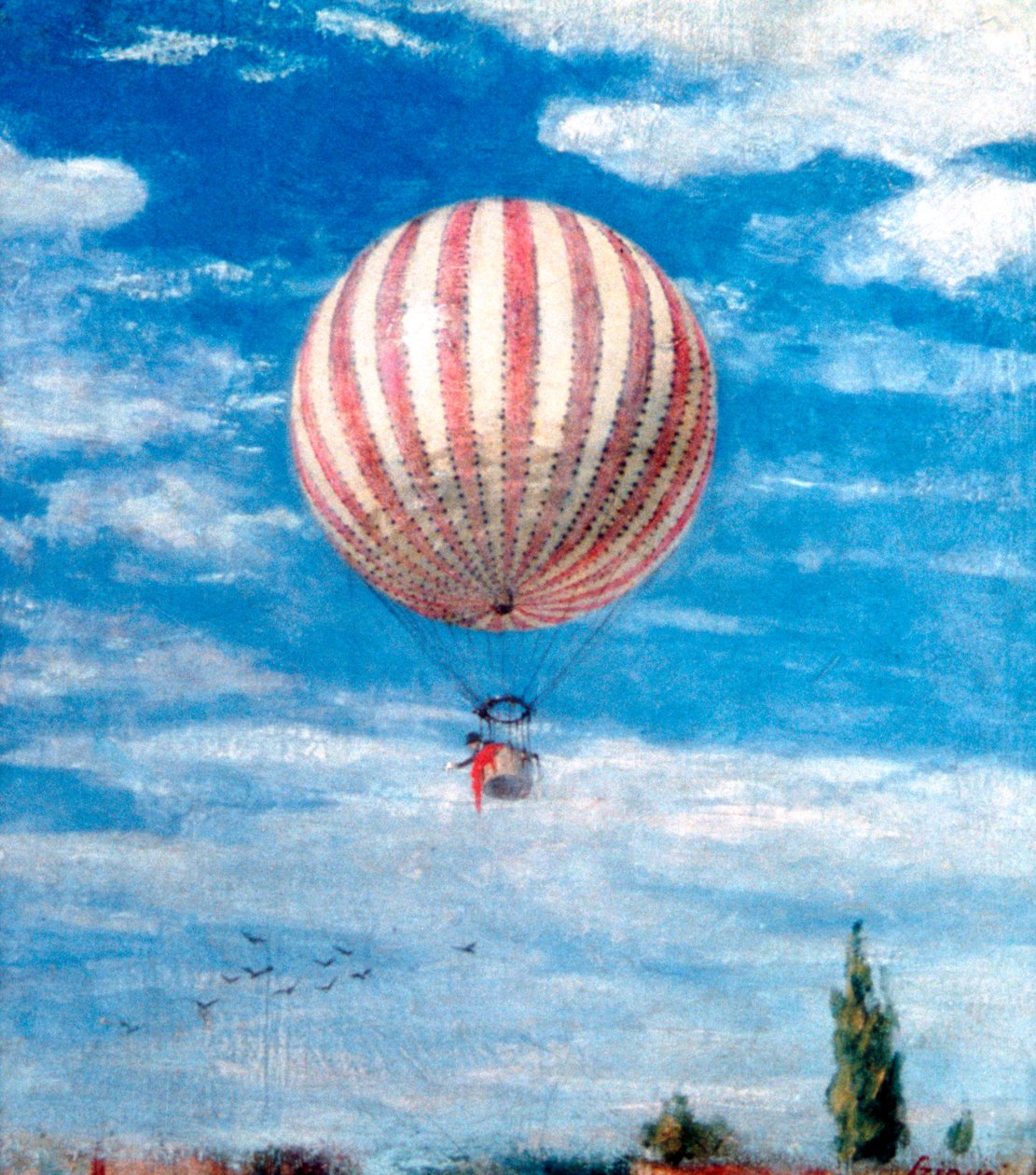 Balón, 1878 od Pál Szinyei Merse