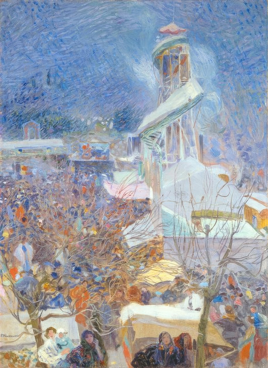 “Messe in Pietrasanta” / Von Plinio Nomellini od Plinio Nomellini