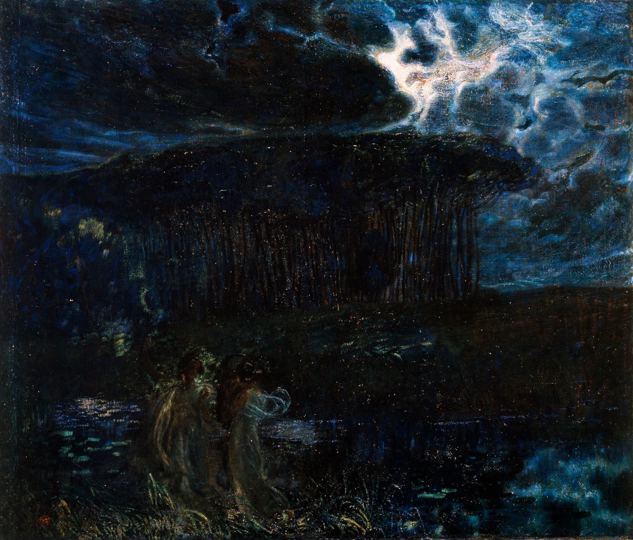 Symfonie Měsíce od Plinio Nomellini