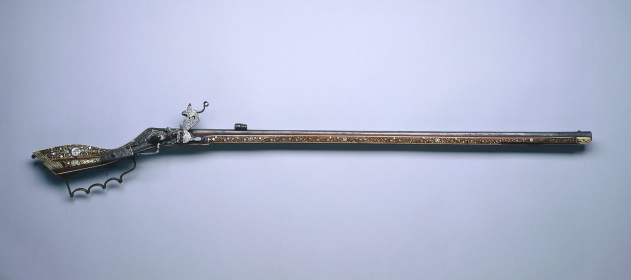 Tschinki, lovecká puška s kolovým zámkem, cca 1630-50 od Polish School