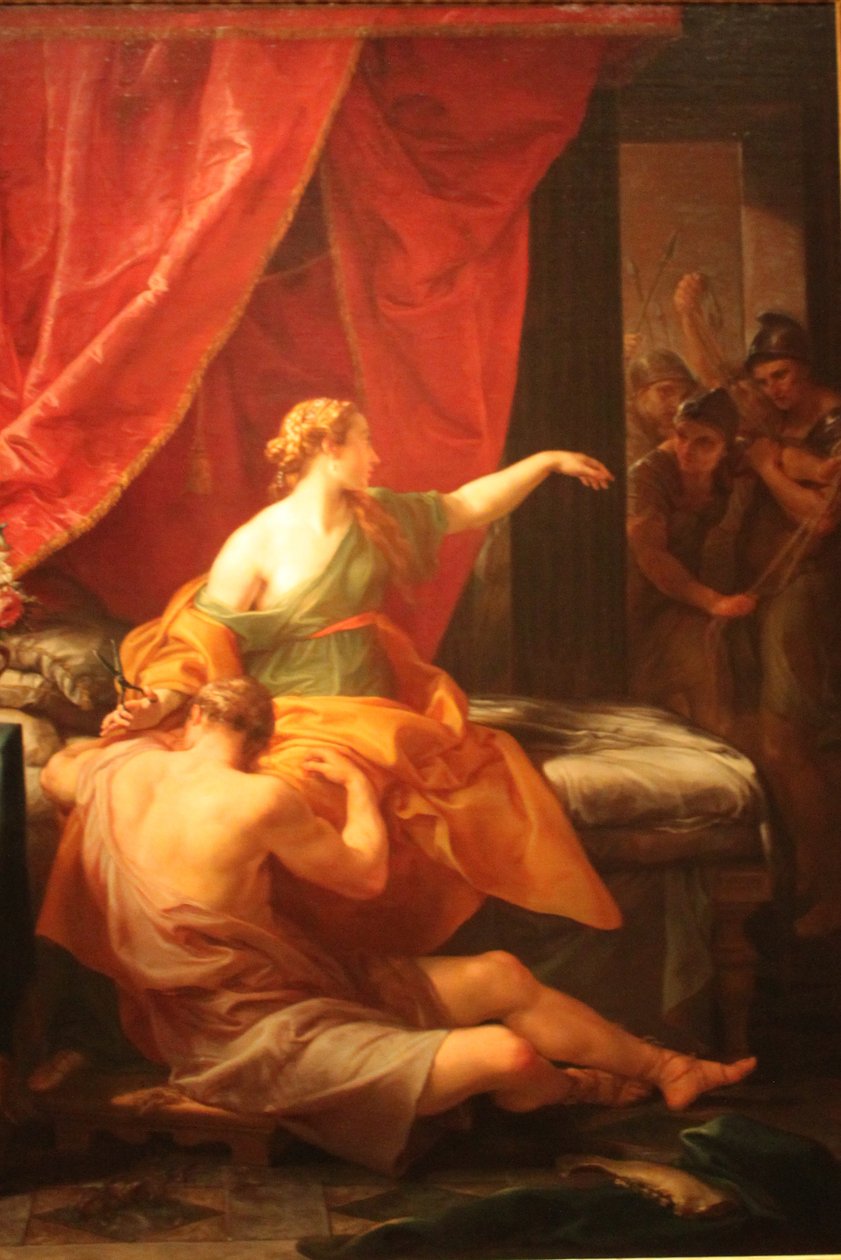 Samson a Delilah od Pompeo Batoni