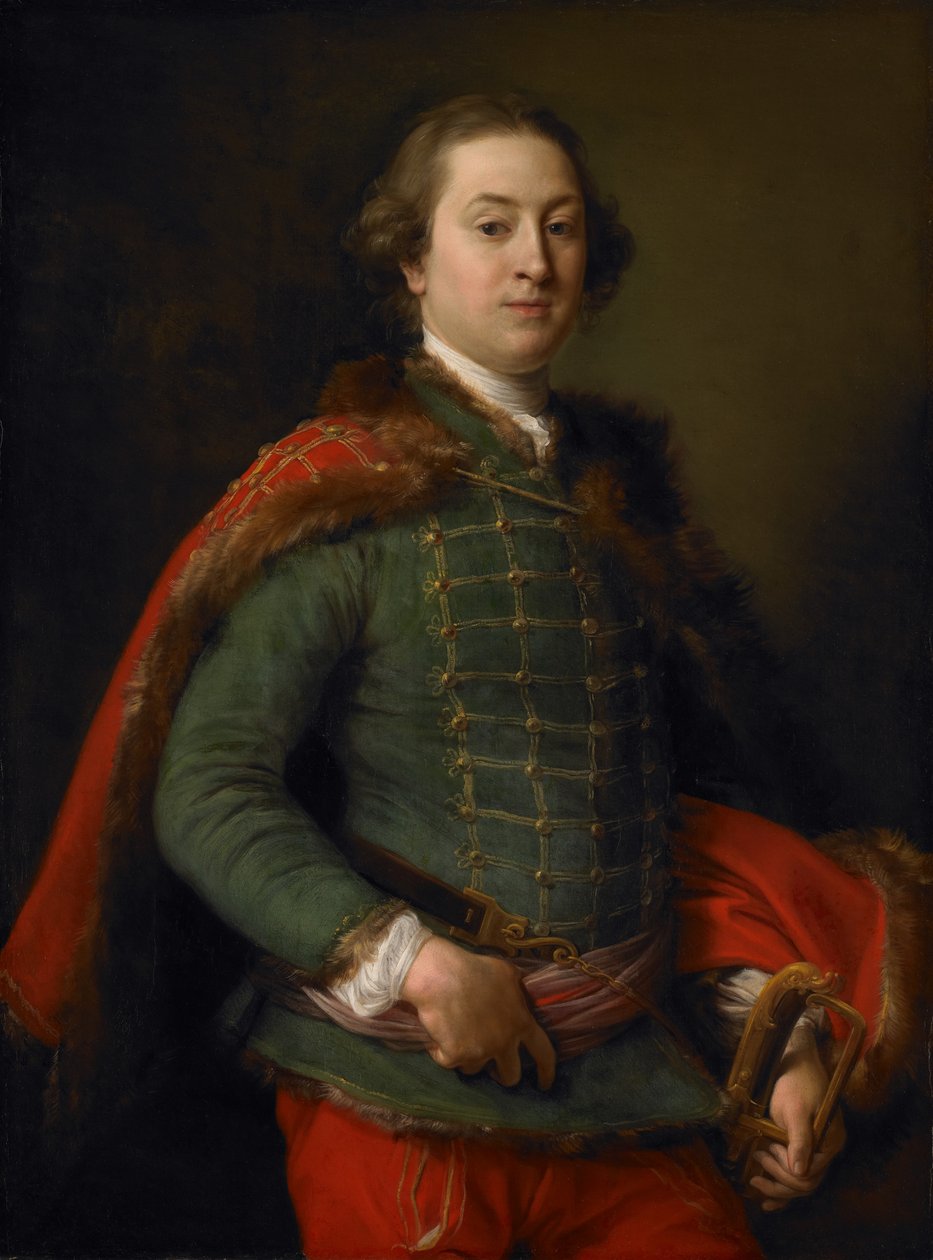 Portrét Johna Woodyeara, 1750 od Pompeo Girolamo Batoni