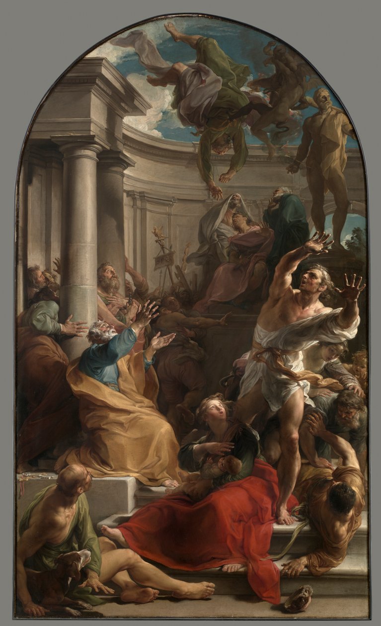 Pád Šimona Mága od Pompeo Batoni