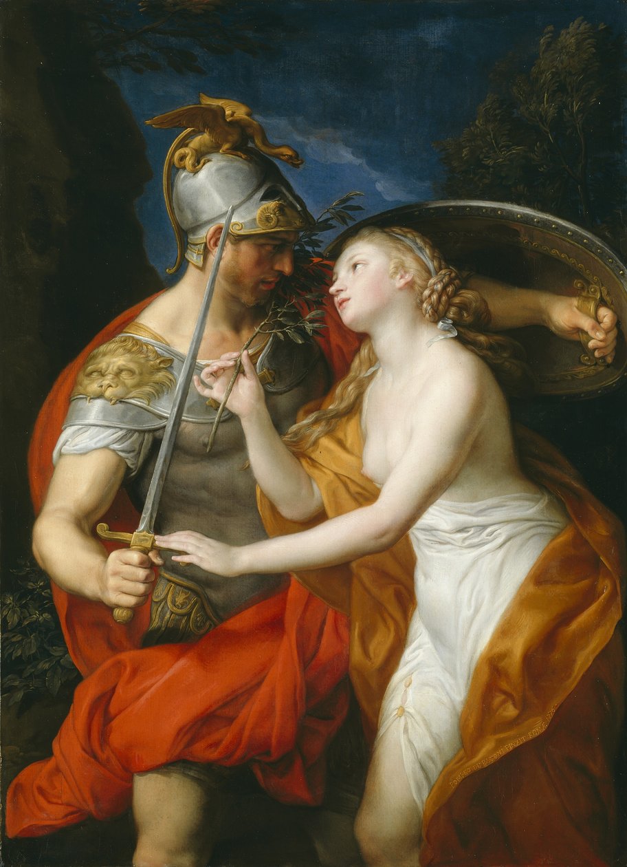 Mír a válka, 1776 od Pompeo Girolamo Batoni