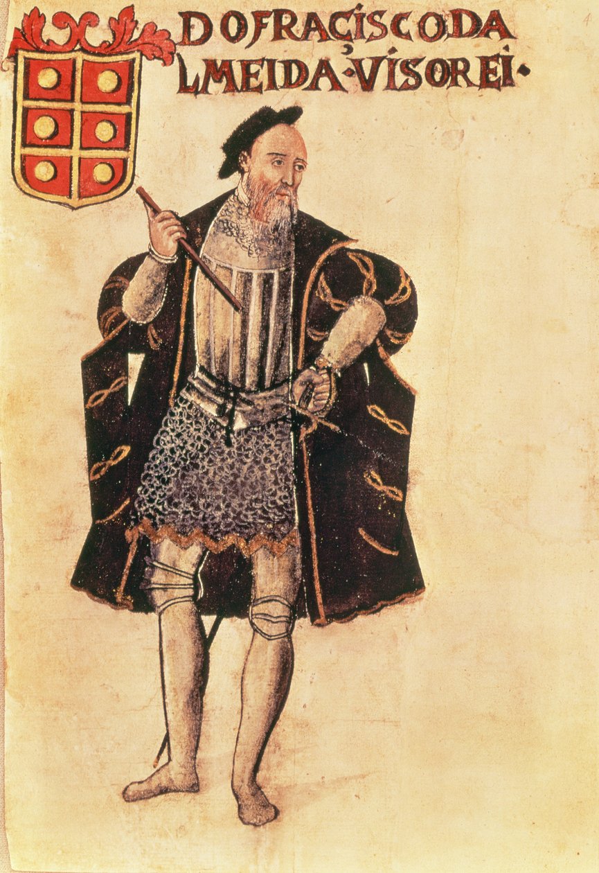 Francisco de Almeida (asi 1450-1510), portugalský voják a první místokrál Indie od Portuguese School