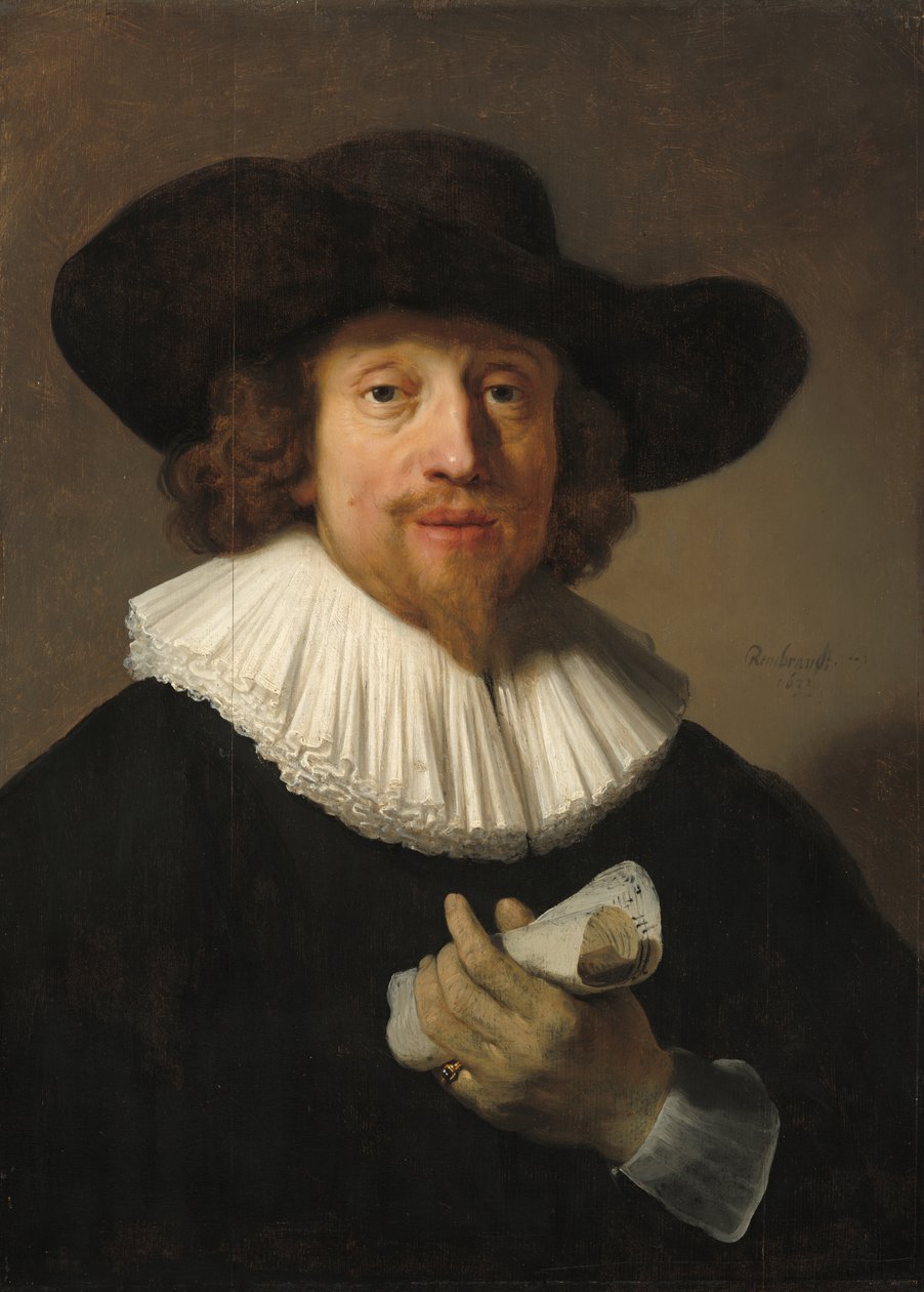 Portrét muže od Possibly Rembrandt