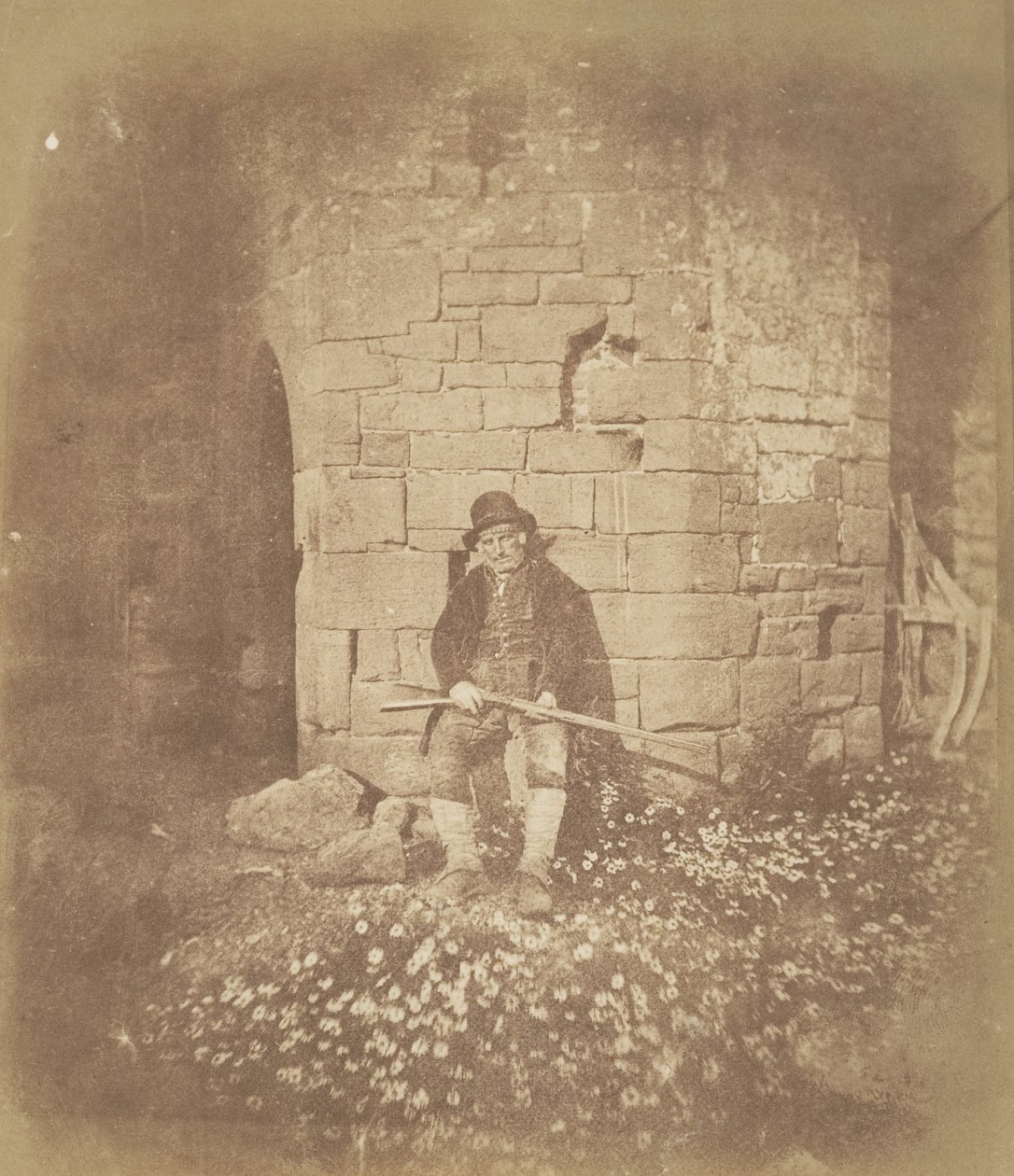 Starý hajný, ca. 1844. od Possibly by David Kinnebrook.