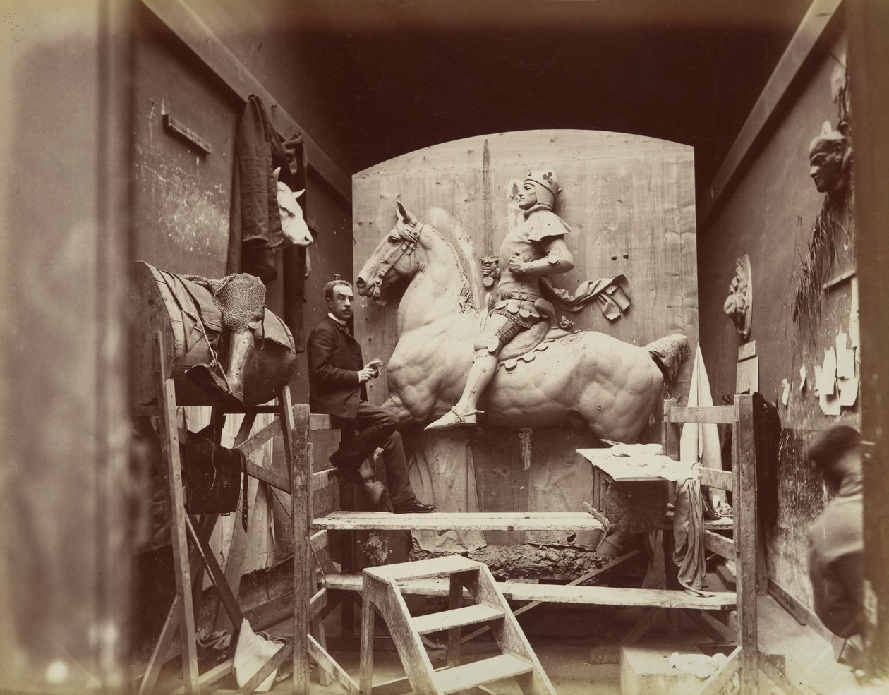 [Emmanuel Frémiet], 80.–90. léta 19. století. od Possibly by Edmond Bénard