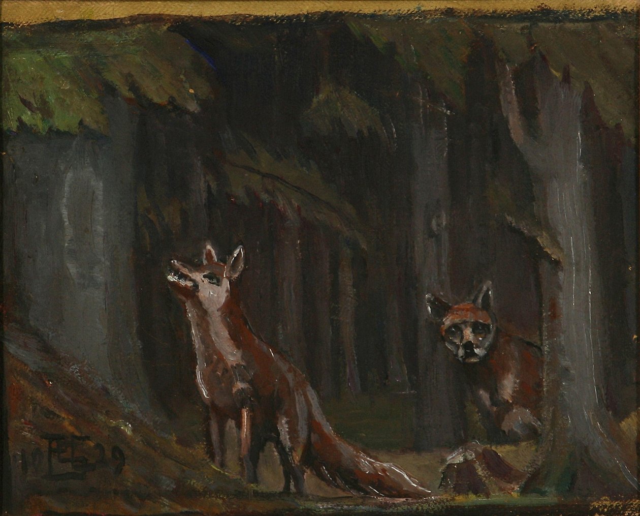 Lišky v lese od Poul Simon Christiansen