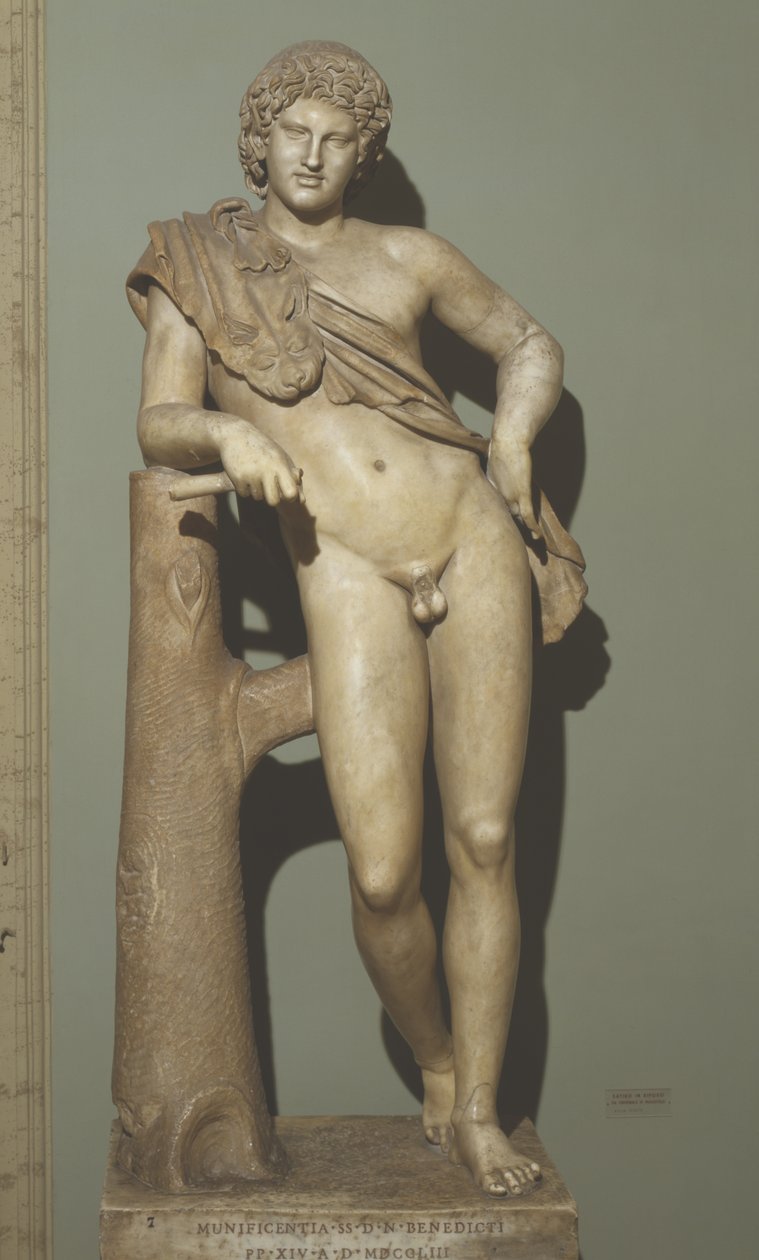 Satyr v klidu (mramor) od Praxiteles