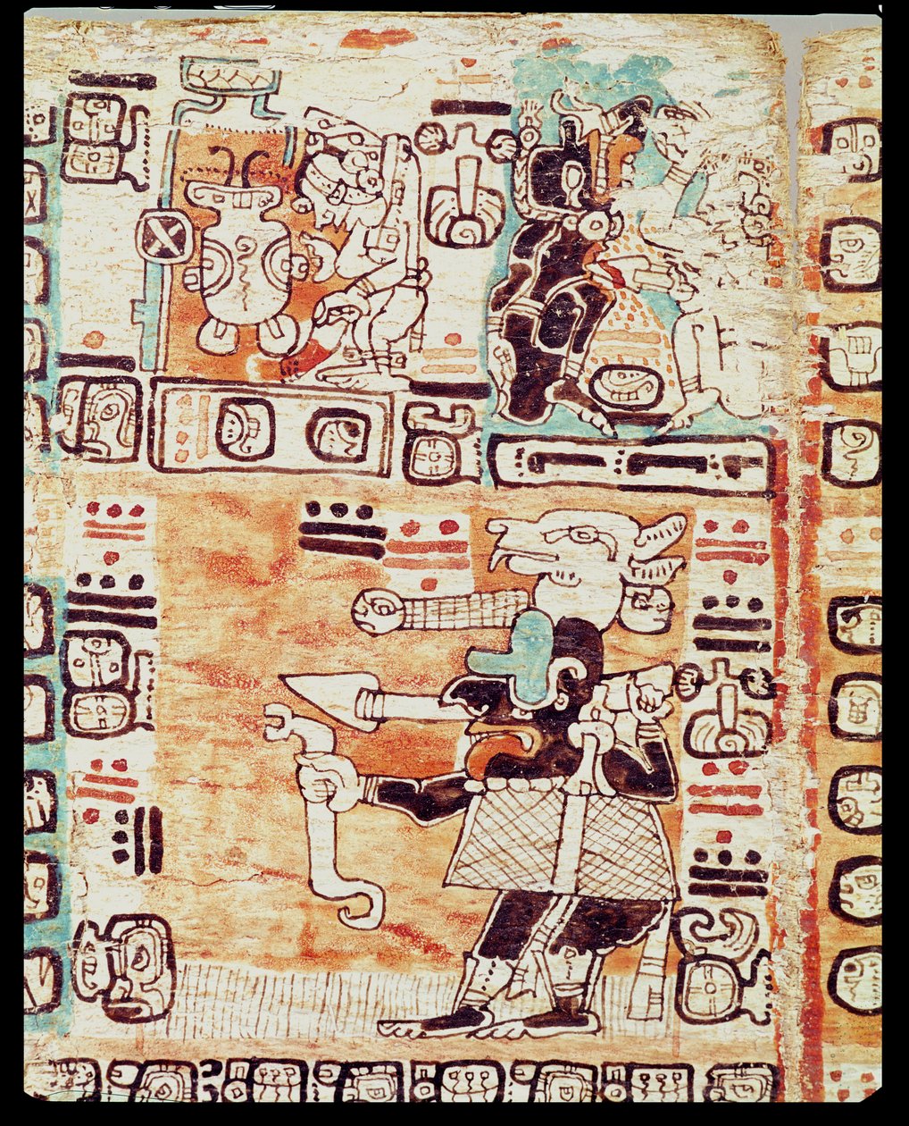 Detail z Mayského kodexu od Pre Columbian
