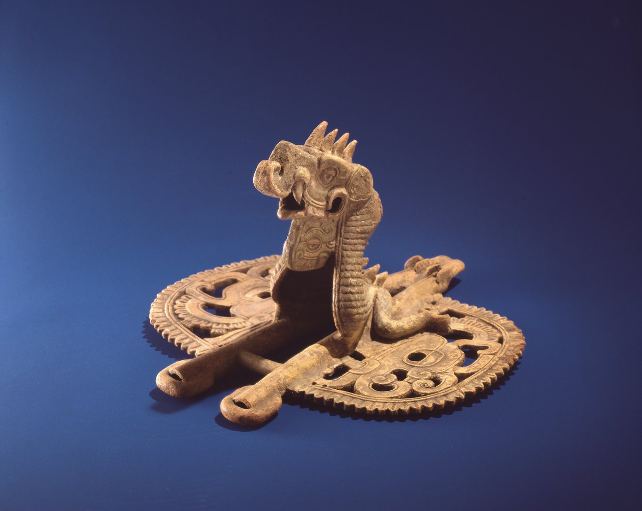 Dvojitá flétna, Vera Cruz (keramika) (viz také 232771) od Pre Columbian Pre Columbian