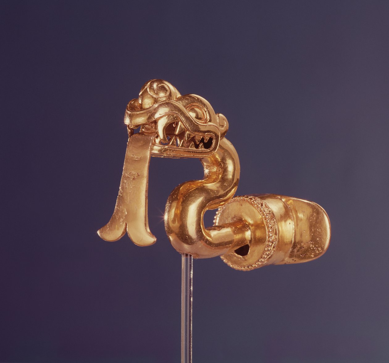 Zátka na rty, Mixtec Culture (zlatá) od Pre Columbian Pre Columbian