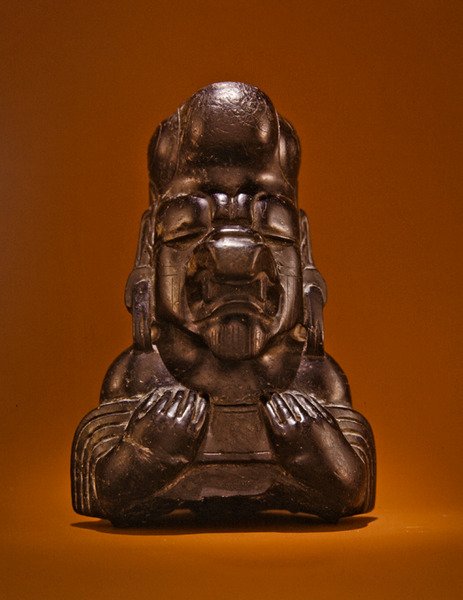 Mužská postava, Olmécká kultura (zelený had) od Pre Columbian Pre Columbian