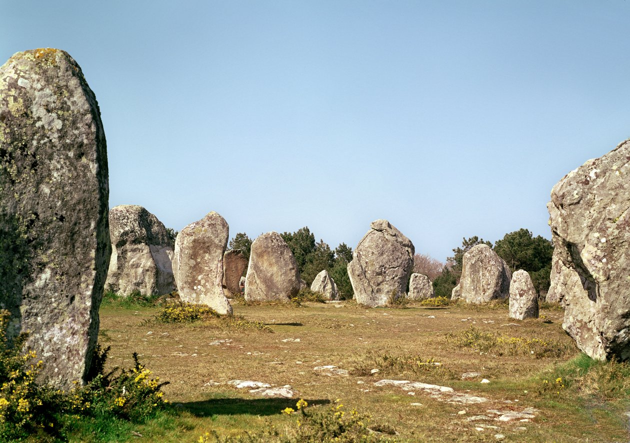 Zarovnání stojících kamenů, doba megalitická, 4.-3. tisíciletí před naším letopočtem od Prehistoric