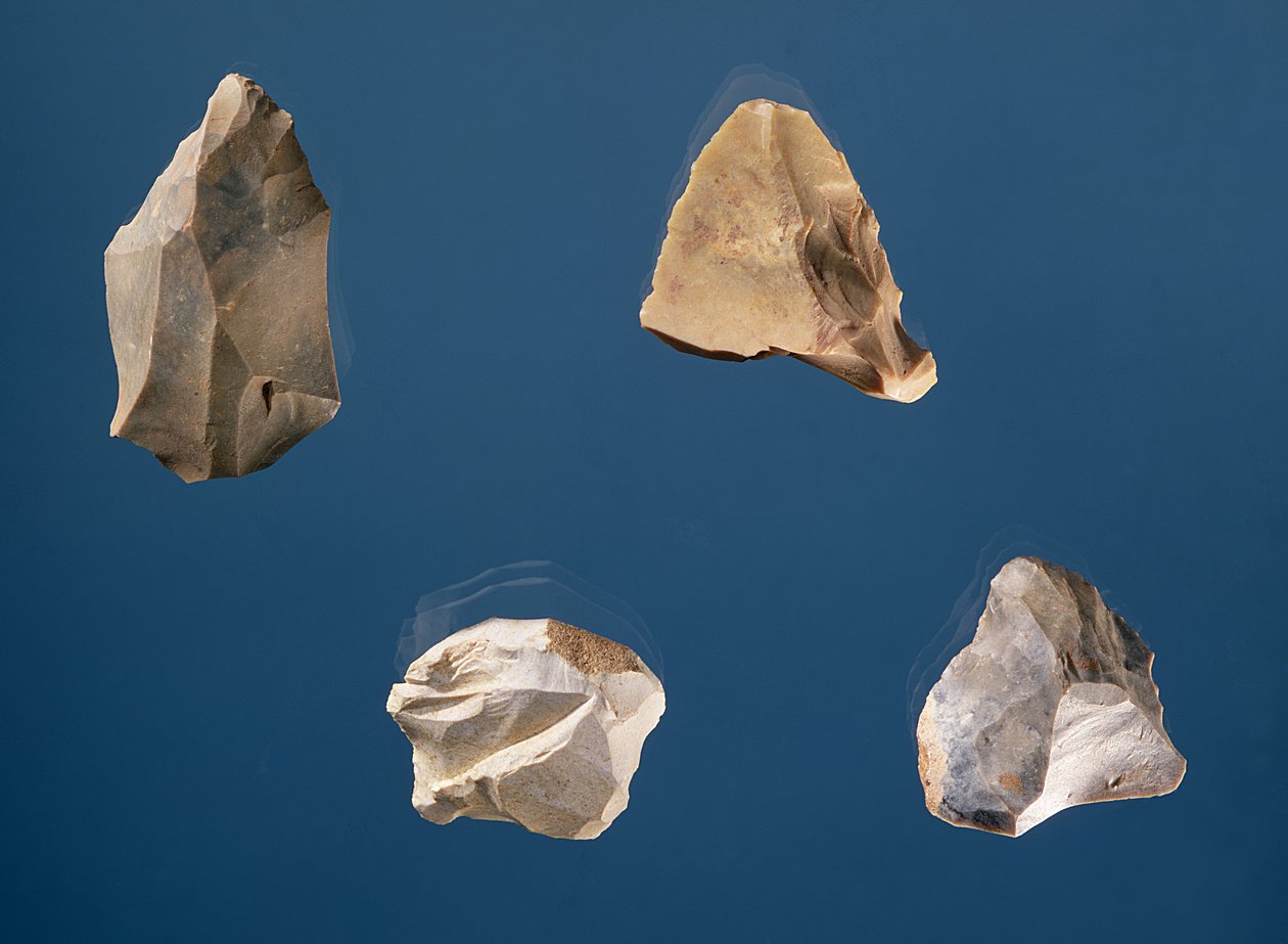 Čtyři nástroje, 35000-10000 př.nl (kámen) od Prehistoric