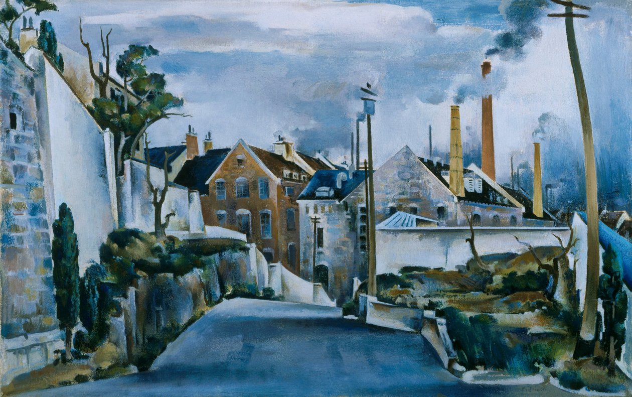 Ulice v Quebecu od William Preston Dickinson
