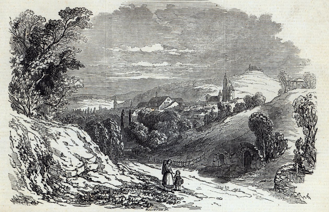 Coburg, z „The Illustrated London News“, 16. srpna 1845 od Prince Albert of Saxe Coburg and Gotha