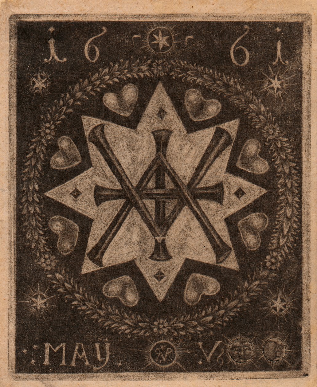 Zednářský symbol od Prince Rupert
