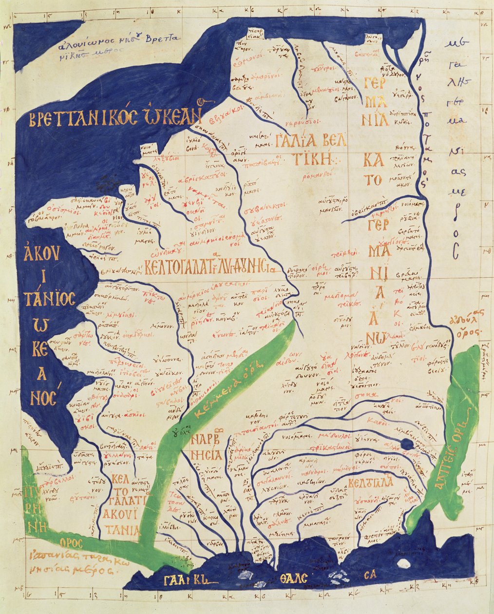 Mapa Francie, z 