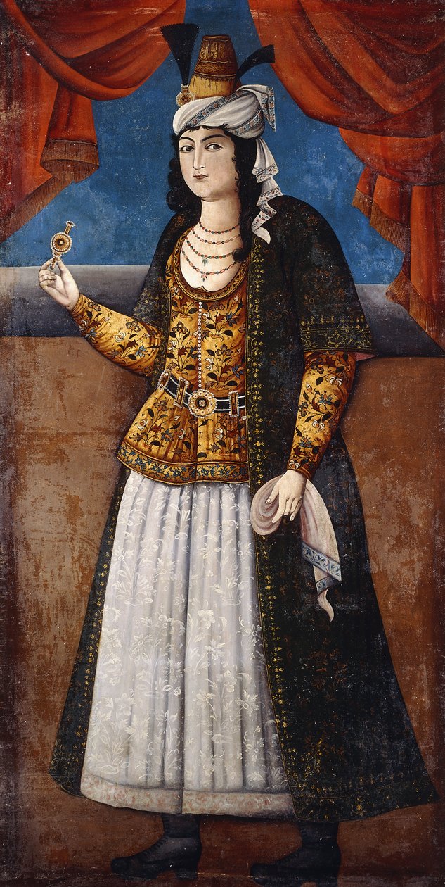 Portrét dámy, c. 1850 od Qajar School