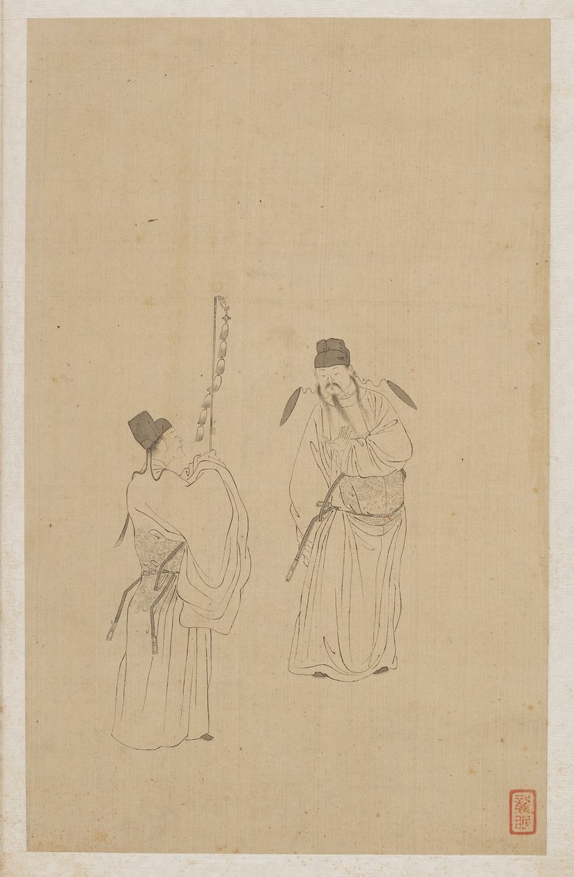 Postavy od Qing Dynasty Chinese School