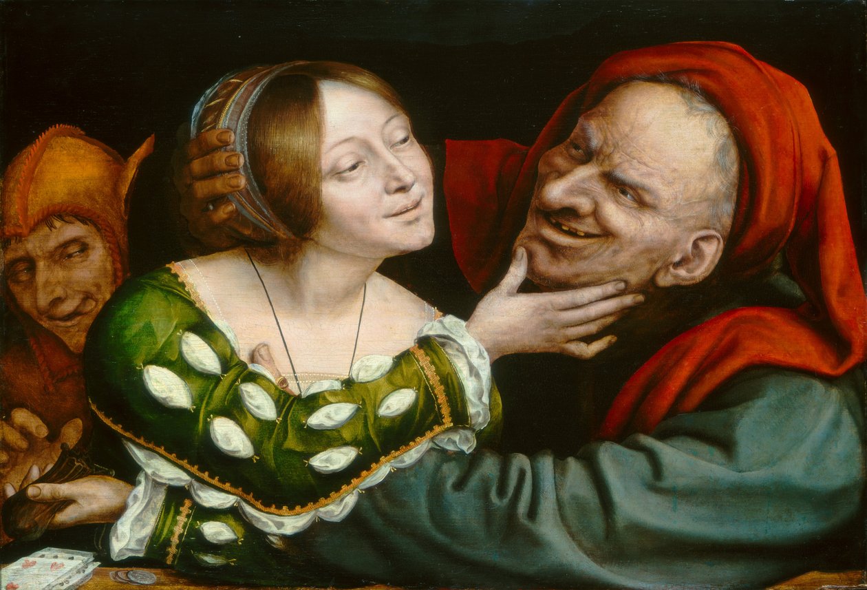 Ill-Matched Lovers, c. 15201525. od Quinten Metsys