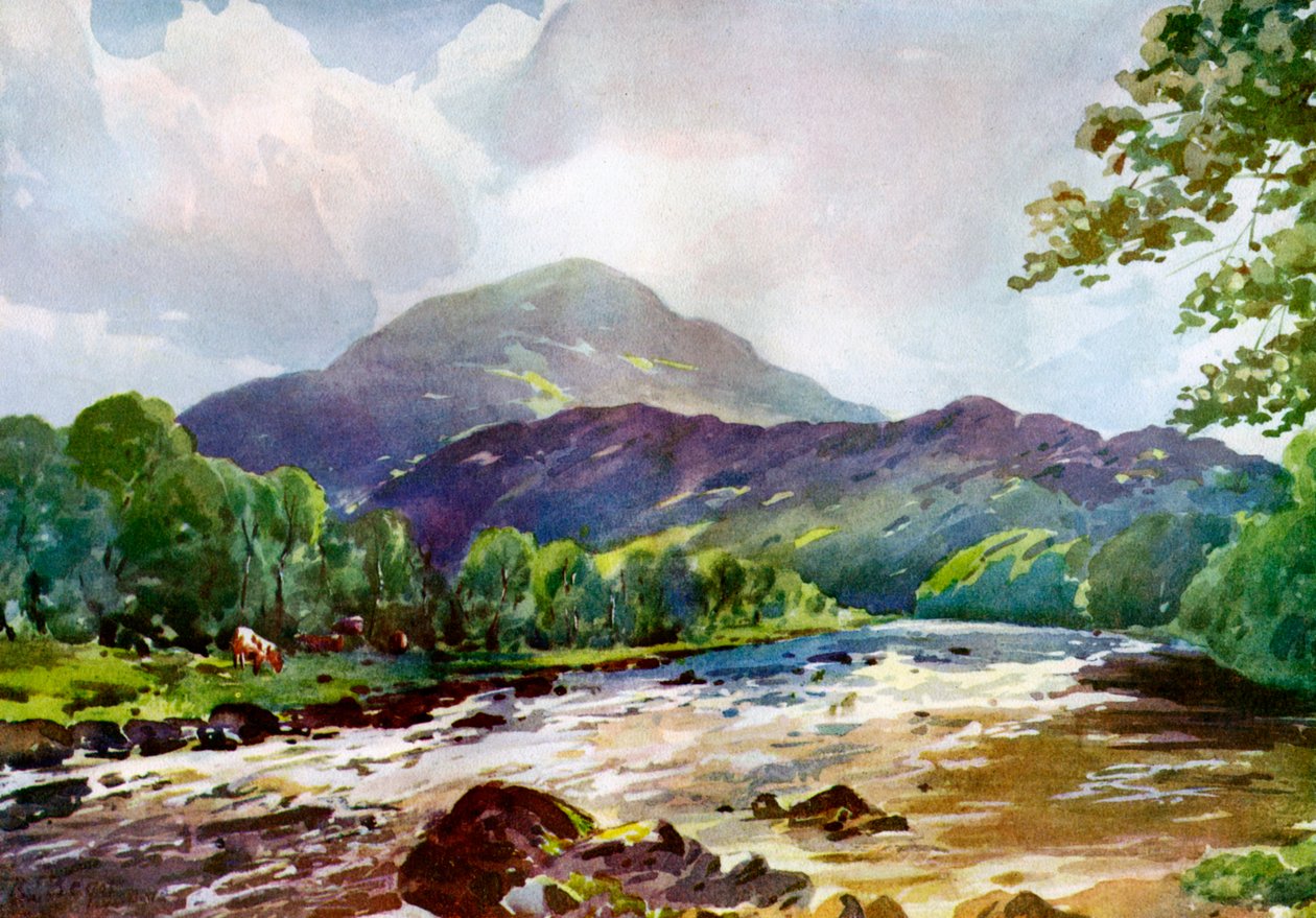 Na Teith poblíž Callander, Perthshire, 1924-1926 od RJ Begg