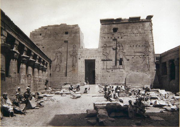 Chrám Isis ve Philae od R.M. Junghaendel