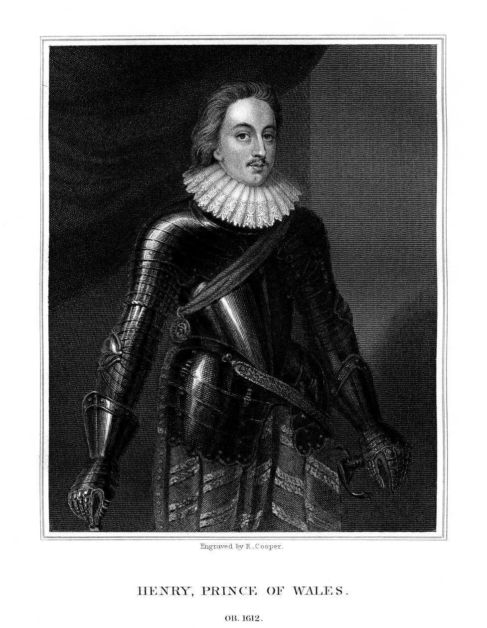 Henry Frederick Stuart, princ z Walesu, 1825. od R. Cooper