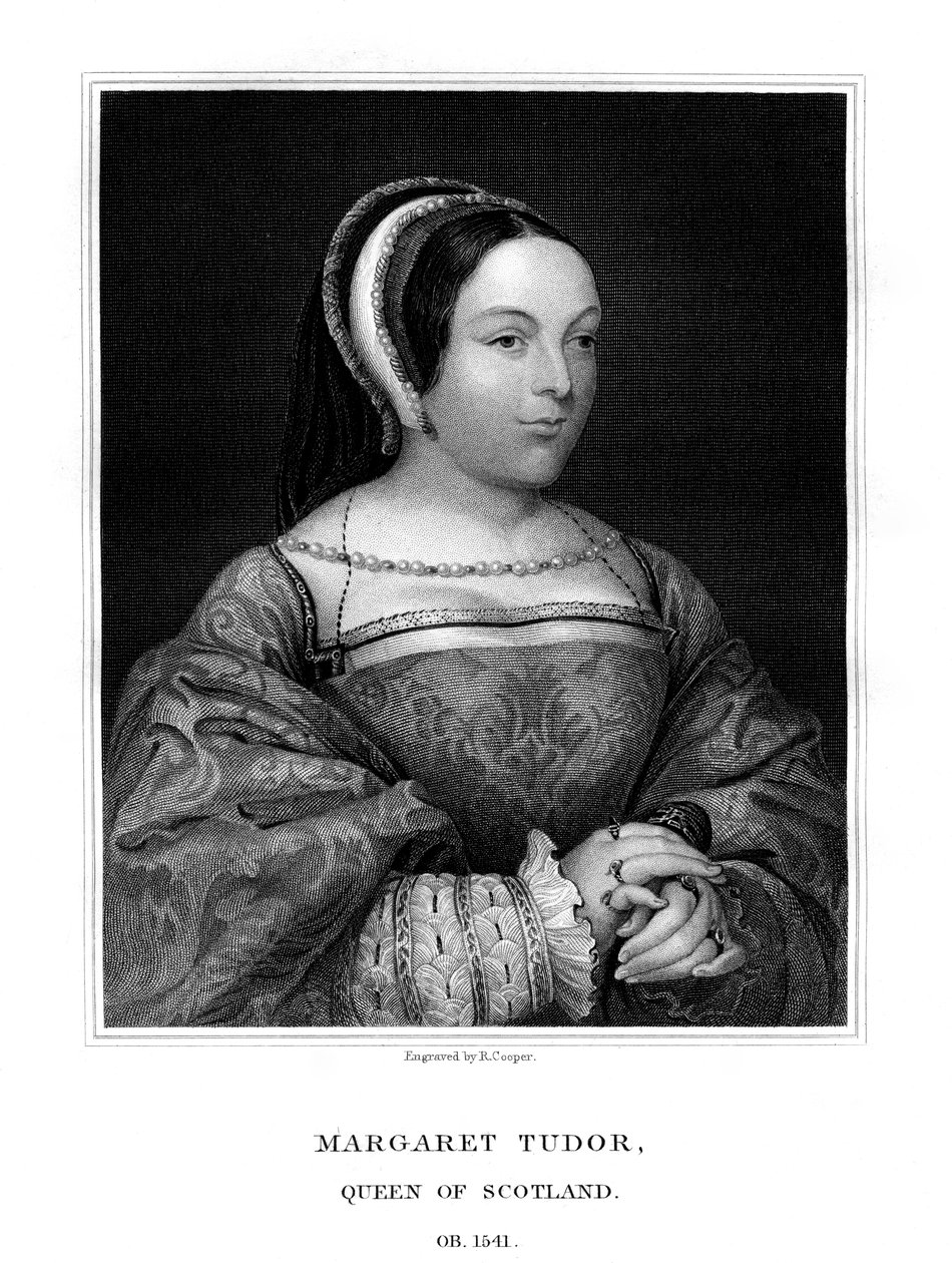 Margaret Tudor, královna Skotska, 1825. od R. Cooper