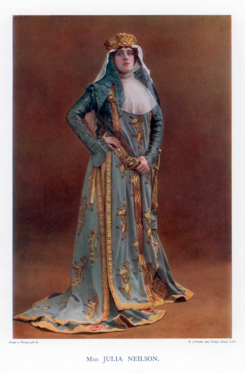 Julia Neilson , anglická herečka, 1901. od R Johnson