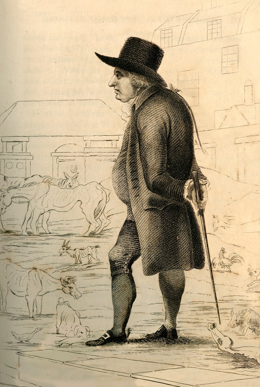 Baron DAguilar - z farmy hladovění, 1821. od R. Page