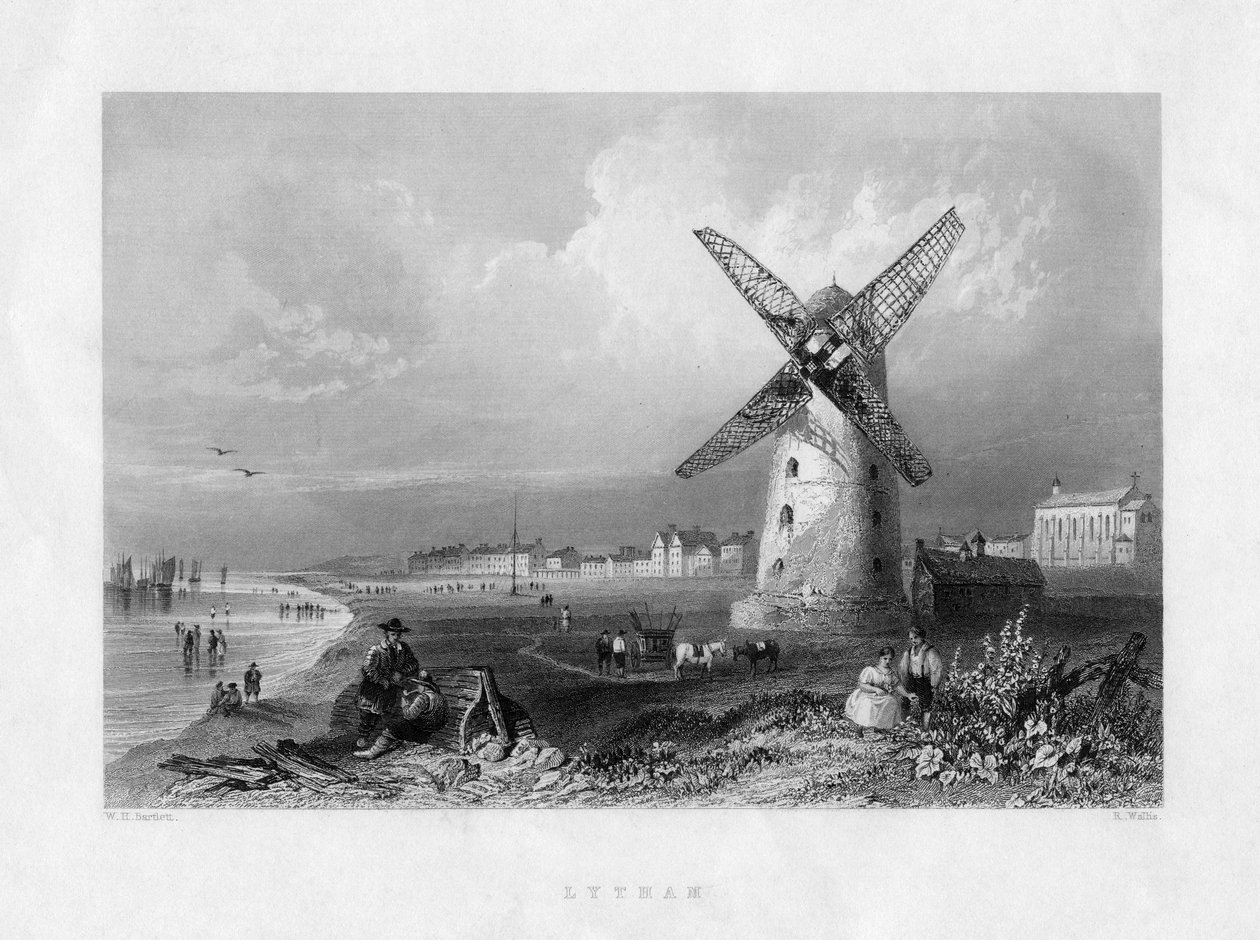 Lytham, Lancashire, 19. století. od R. Wallis