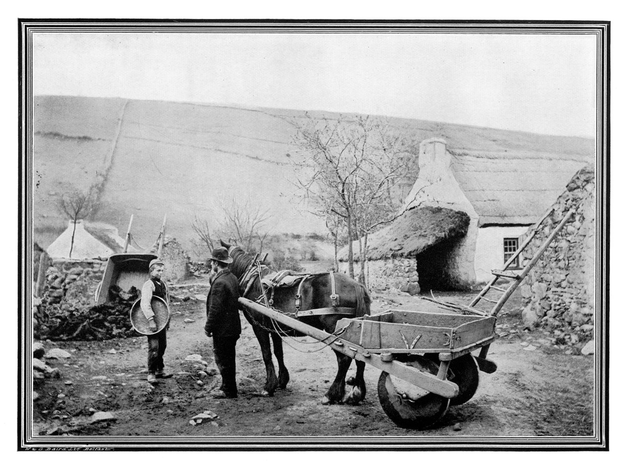 Staré irské nízké auto, 1901. od R. Welsh