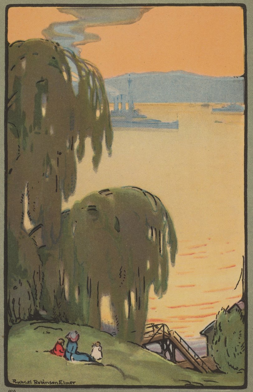 Hudson z Riverside Drive, 1914. od Rachael Robinson Elmer