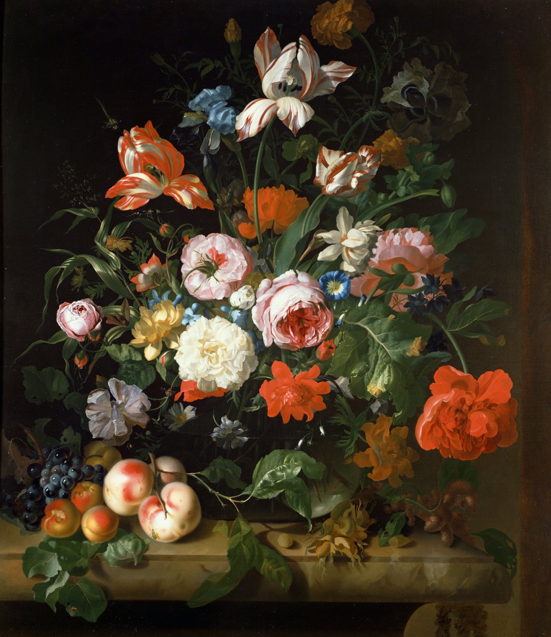 Zátiší s květinami od Rachel Ruysch