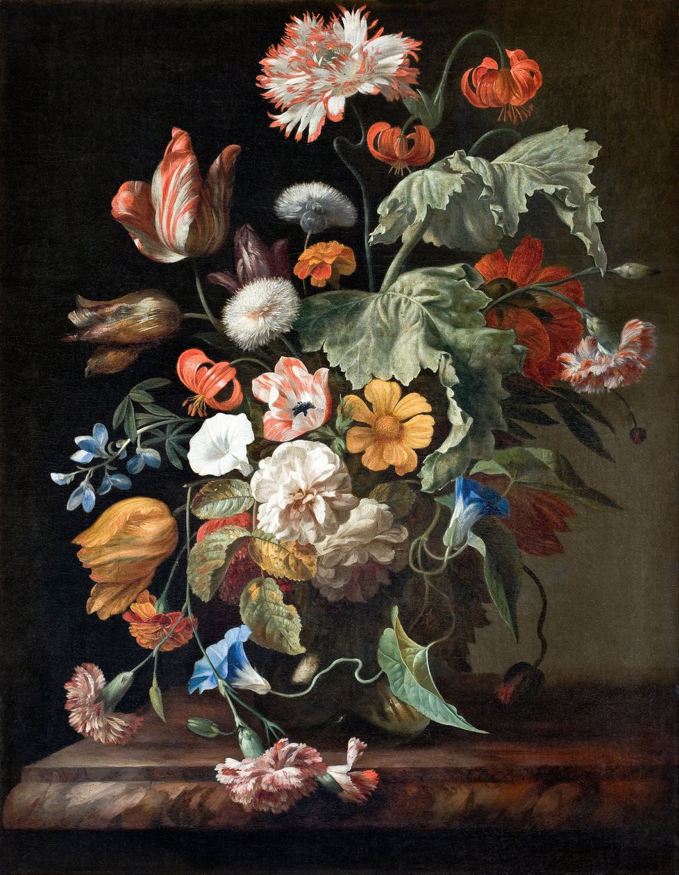 Zátiší s květinami od Rachel Ruysch