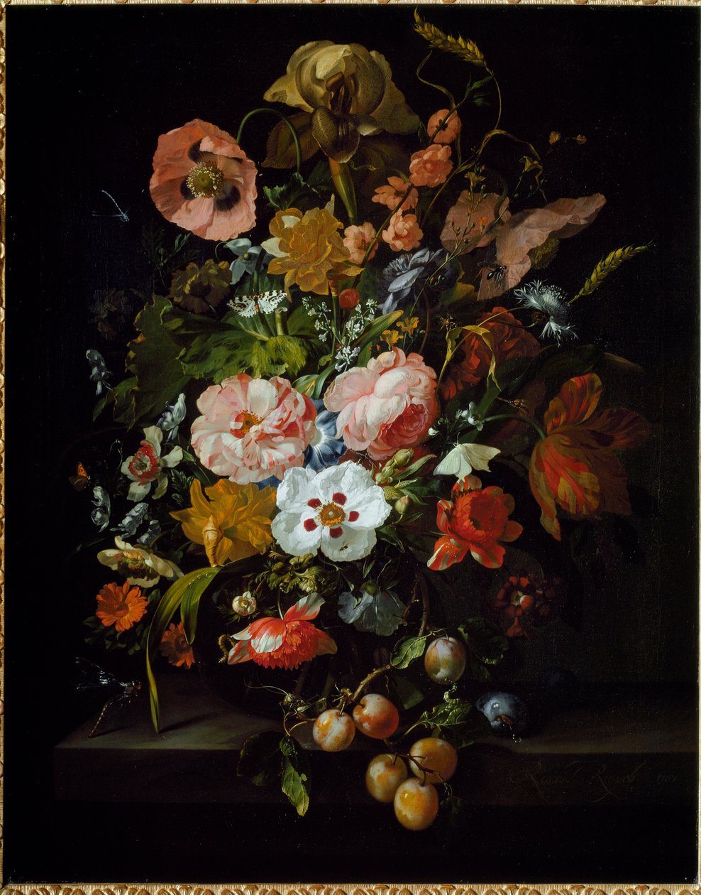 Zátiší (olej na plátně od Rachel Ruysch