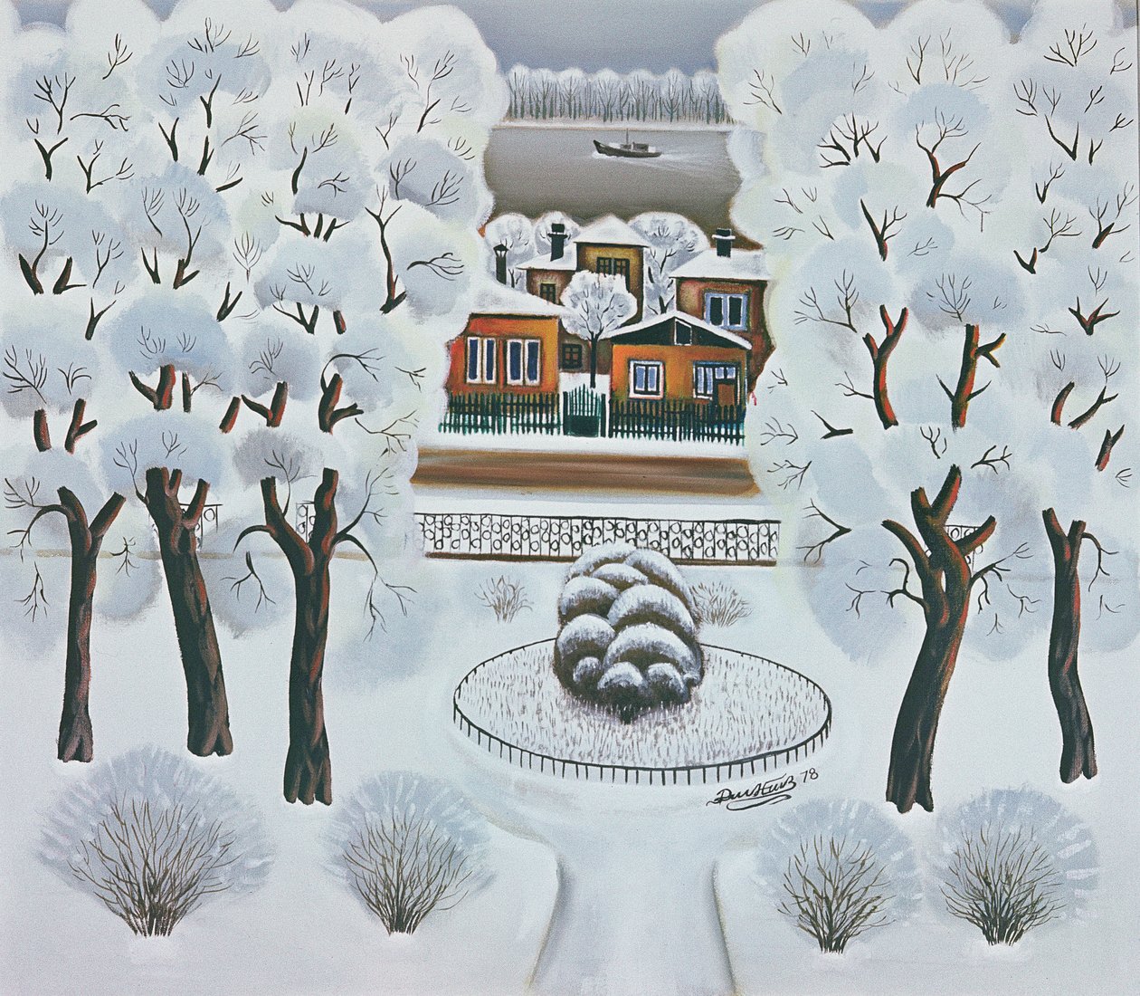 Zimní den, 1978 od Radi Nedelchev
