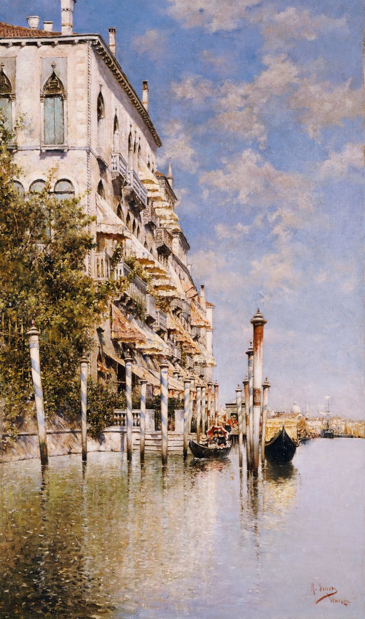 Podél Canal Grande od Rafael Senet