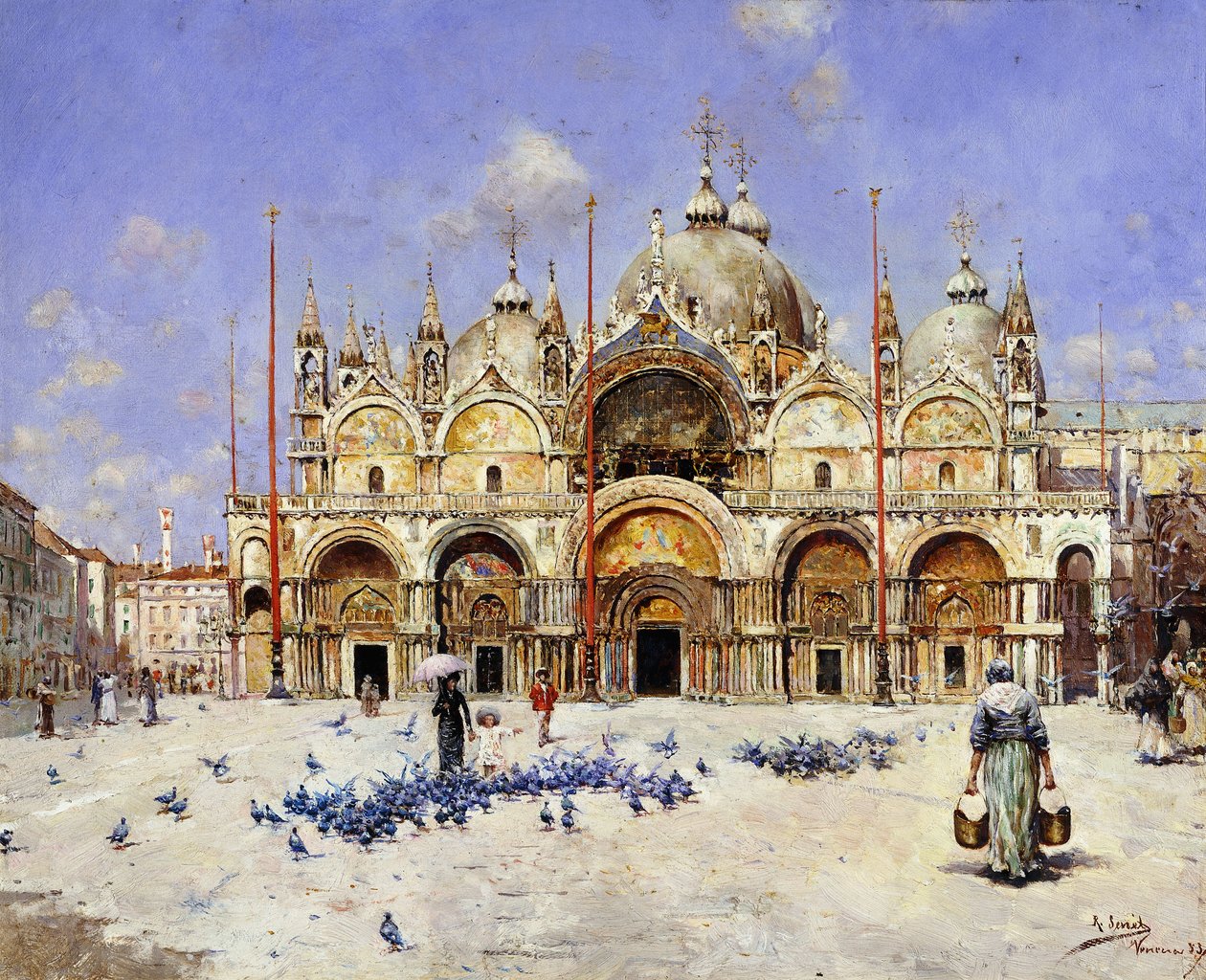 San Marco, Benátky, 1883 od Rafael Senet