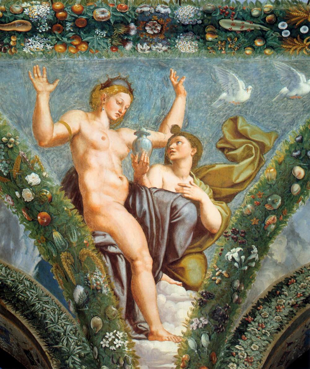 Venuše a psychika od Raffaello Sanzio Raphael