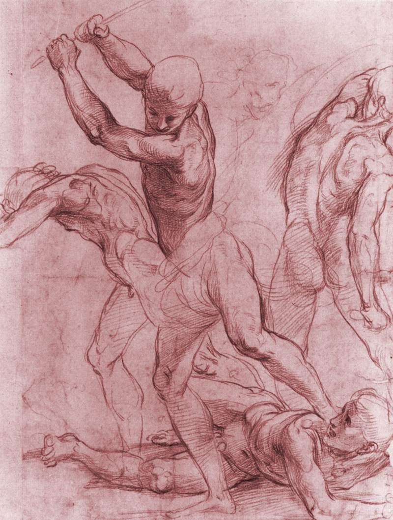 Bojovníci od Raffaello Sanzio Raphael
