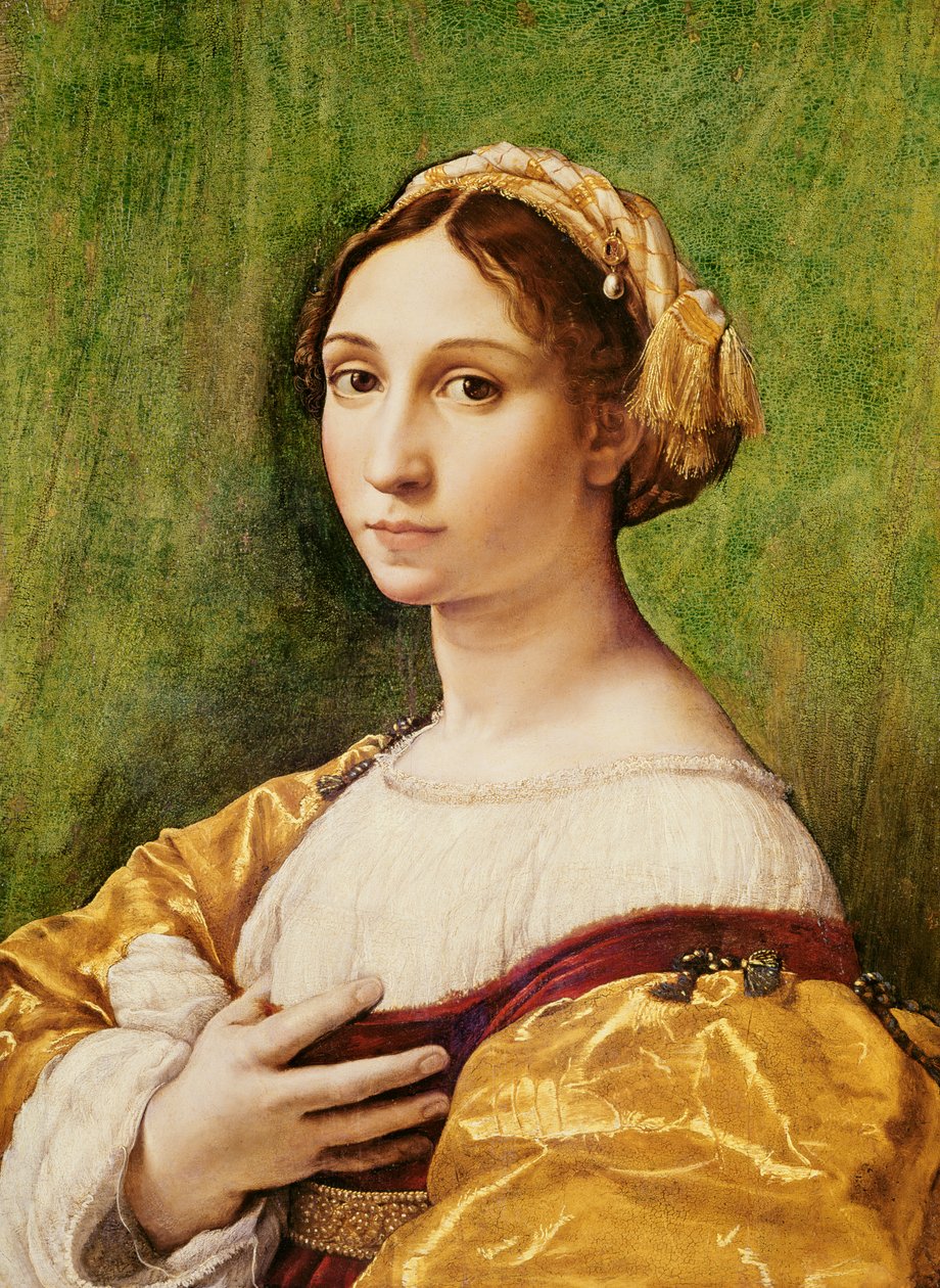 Portrét mladé dívky (tempera na panelu) od Raffaello Sanzio Raphael