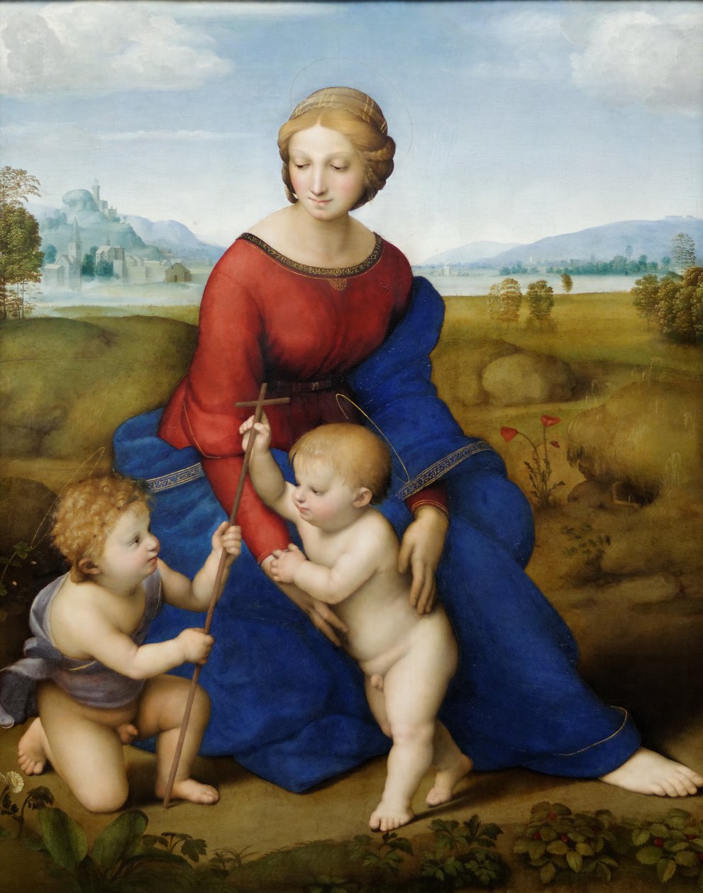 Madona z louky od Raffaello Sanzio Raphael
